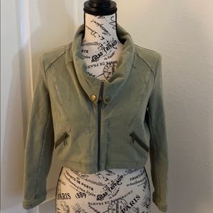 INC International Concepts Zipper Crop Jacket